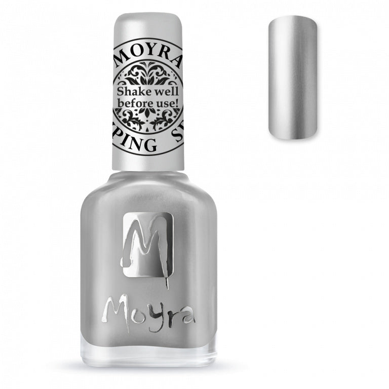 Moyra Stamping Nail Polish Chrome Silver