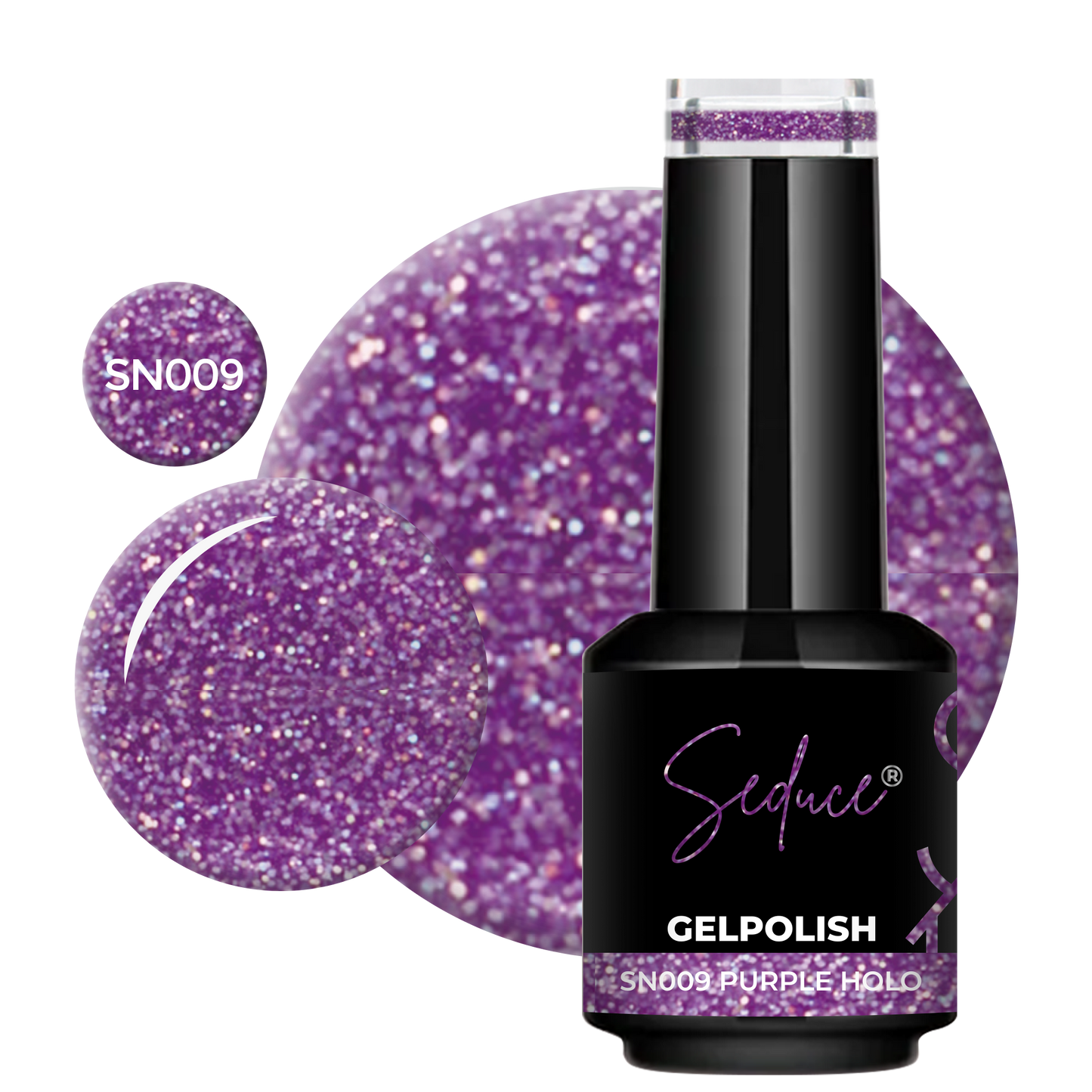 SN009 Purple Holo | HEMA free