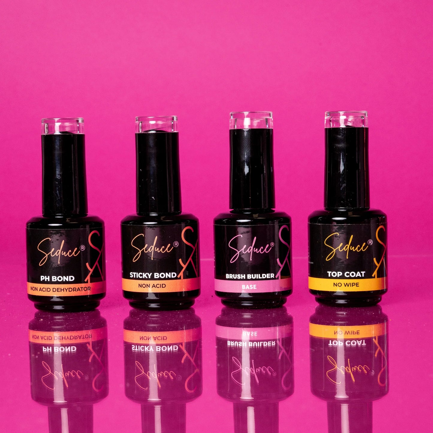 Seduce® Prep + Brush Builder Base + Top Coat Bundel