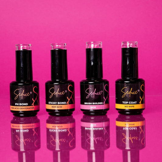 Seduce® Prep + Brush Builder Base + Top Coat Bundel
